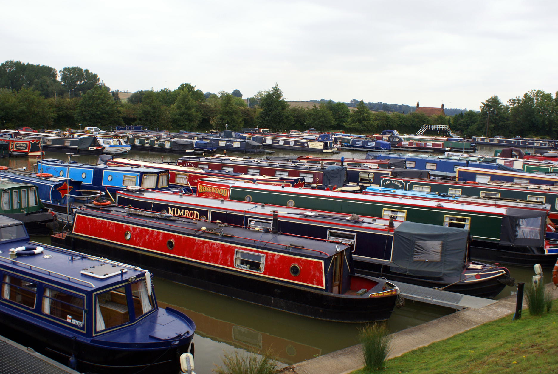 Narrowboat Moorings at Whilton Marina